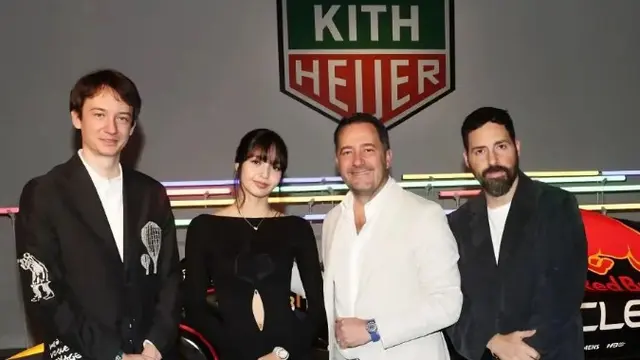Gaya Serasi Lisa BLACKPINK dan Frederic Arnault, Isyaratkan Go Public dengan Outfit Serba Hitam di Event TAG Heuer