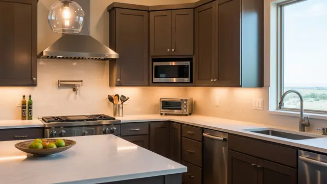 Ide Tempat Menaruh Microwave di Dapur/AI Generated
