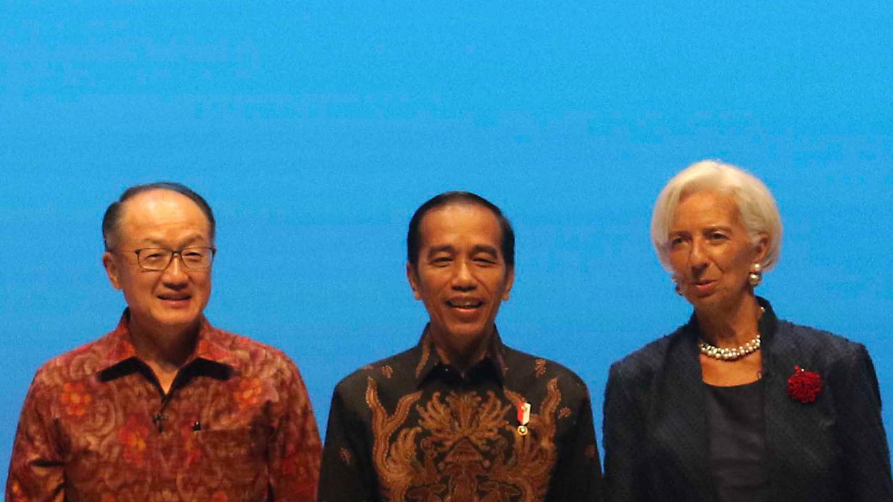 Jokowi Bicara Perkembangan Fintech di IMF-Bank Dunia 2018