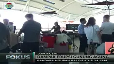 Penutupan sementara penerbangan Bandara Internasional Ngurah Rai, Bali berimbas pada pembatalan penerbangan sejumlah bandara.