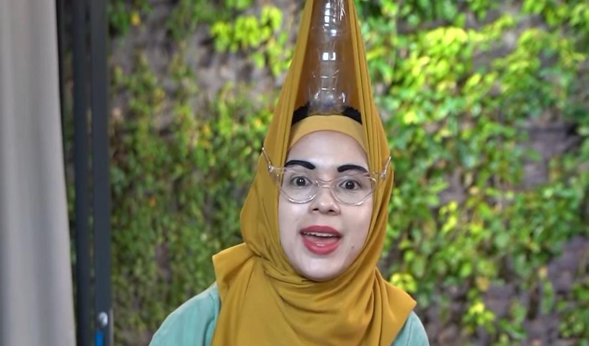 Ada juga yang dibuat kaget saat melihat penampilan Nycta Gina.