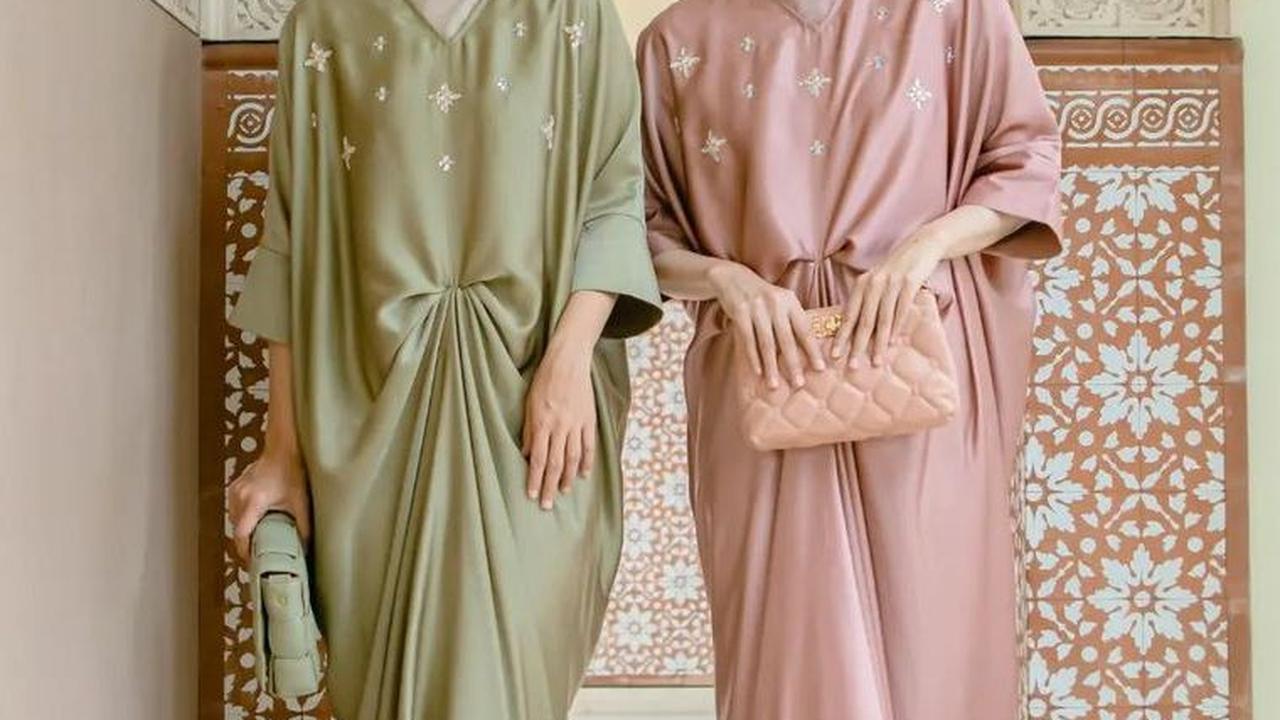 Gamis Kaftan Aqilla, Tampil Lebih Elegan