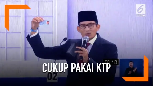 VIDEO: Sandiaga Uno Akan Buat KTP Bisa Penuhi Kebutuhan Masyarakat