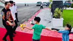 Keduanya merupakan anak dari Wali Kota Solo, yang juga putra sulung Jokowi, Gibran Rakabuming Raka. (Foto: Lukas - Biro Pers Sekretariat Presiden)