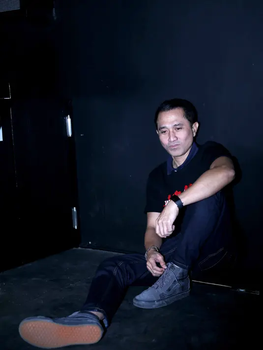 "Ini Film drama horor pertama. Ini pengalaman pertama main film horor," ucap Lukman Sardi saat ditemui di Plasa Senayan, Jakarta, Selasa (30/5/2017). (Nurwahyunan/Bintang.com)