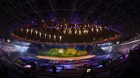 Pembukaan pesta olahraga Asian Games 2018 resmi dibuka Presiden Joko Widodo di Stadion Utama Gelora Bung Karno, Senayan, Jakarta, Sabtu (8/18) malam. (foto: egan/kemenpora.go.id)