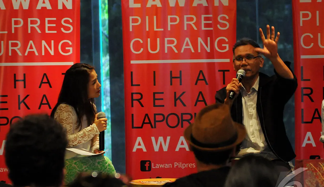 Dia berharap masyarakat pro aktif mengawasi pemungutan dan penghitungan suara. Nia juga menginginkan para pemilih menggunakan hak pilihnya menentukan pemimpin baru, Jakarta, Senin (7/7/2014) (Liputan6.com/Faisal R Syam)