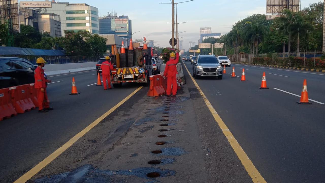Jasa Marga Berlakukan Contraflow KM 03+500 Tol Jakarta-Tangerang Pagi ini Jumat 31 Oktober 2025