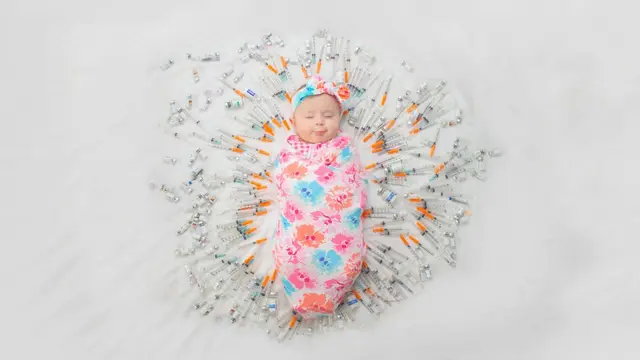 Ilustrasi bayi perempuan