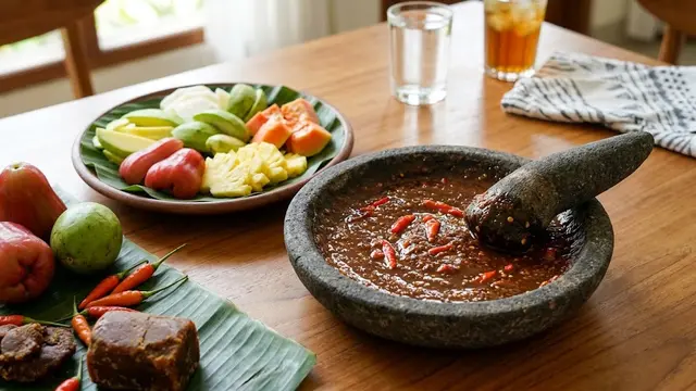 Resep Bumbu Rujak Gula Merah Tanpa Kacang