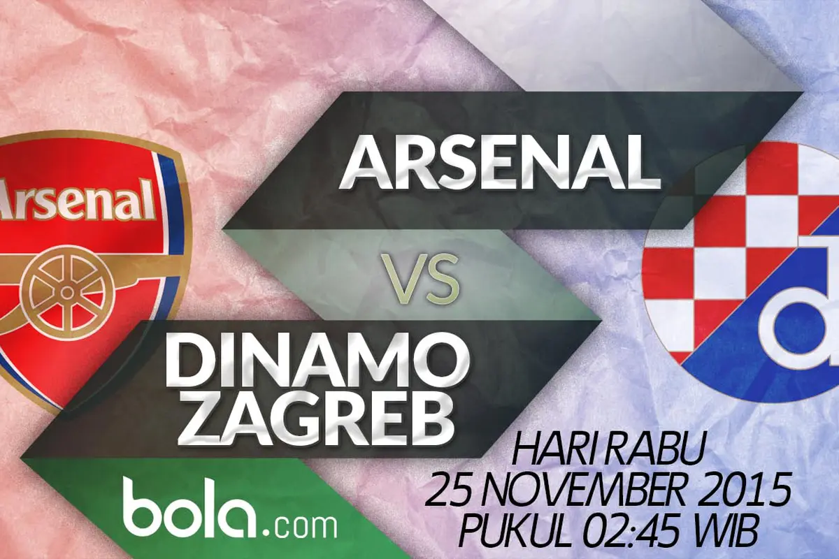 Arsenal vs Dinamo Zagreb (Bola.com/Samsul Hadi)