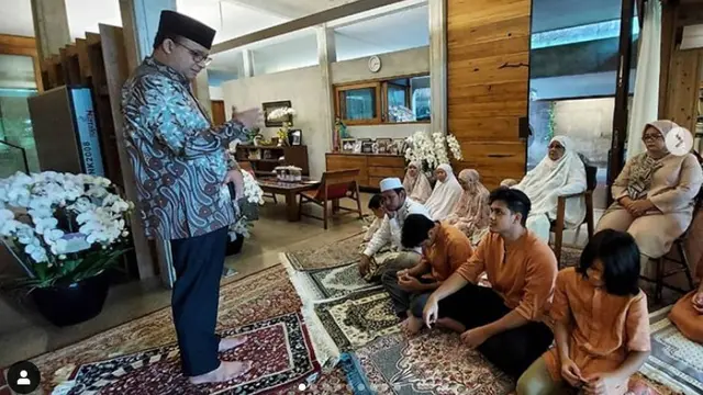 Lebaran di rumah Anies Baswedan