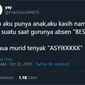 Nama anak unik (Sumber: Twitter/PutriCa52044075)