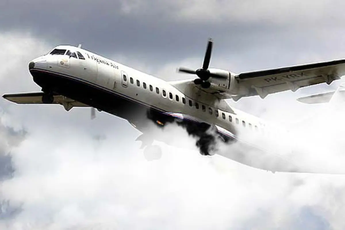 Ilustrasi Pesawat Trigana Air