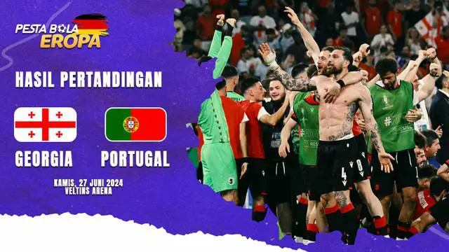 Berita video Georgia mencatat sejarah dengan lolos ke babak 16 besar Euro 2024 usai menaklukkan Portugal dengan skor 2-0 pada Kamis (27/6/2024) dini hari WIB.
