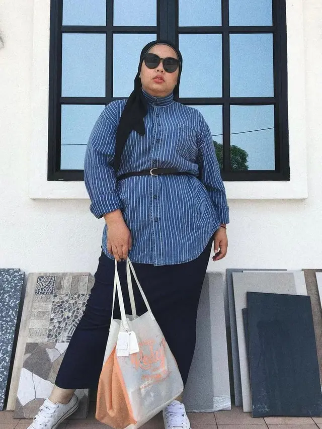 5 Tips Fashion Hijab untuk Wanita Gemuk, Bikin Lebih Percaya Diri dan Stylish
