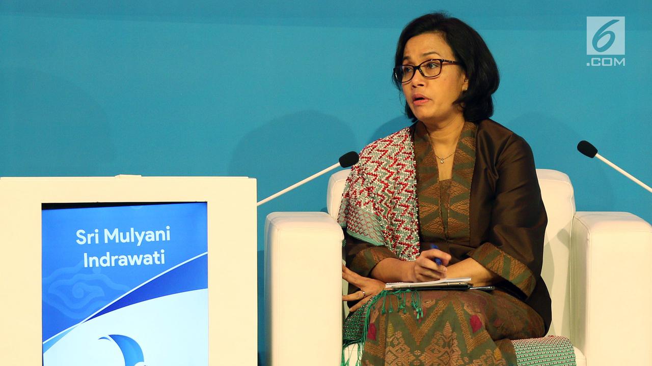 Kompak Kenakan Selendang, Bos IMF dan Sri Mulyani Buka Konferensi Internasional