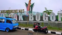 Rest Area Gunung Mas, tenpat relokasi PKL Puncak, Bogor. (Istimewa)