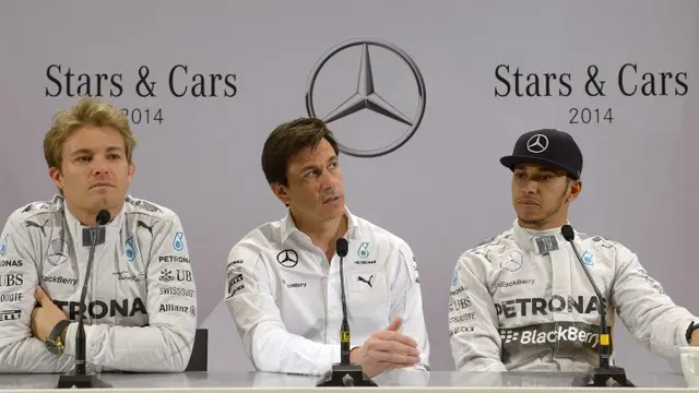 Nico Rosberg Toto Wolff, Lewis Hamilton