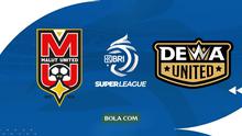 Malut United Vs Dewa United. (Bola.com/Wiwig Prayugi)