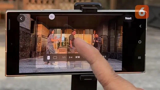 Fitur My Fan Cam di Samsung Galaxy Z Fold8 Series. Liputan6.com/Iskandar