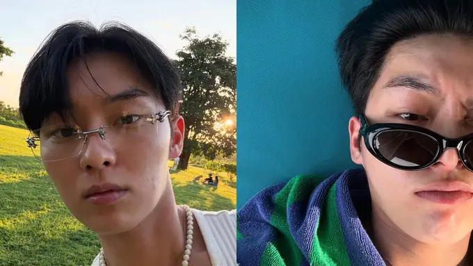Gaya Kasual Choi Hyun Wook, Pemain Drakor My Dearest Nemesis Liburan di Bali, Tampil Bak Warlok dengan Kaus Sleevless