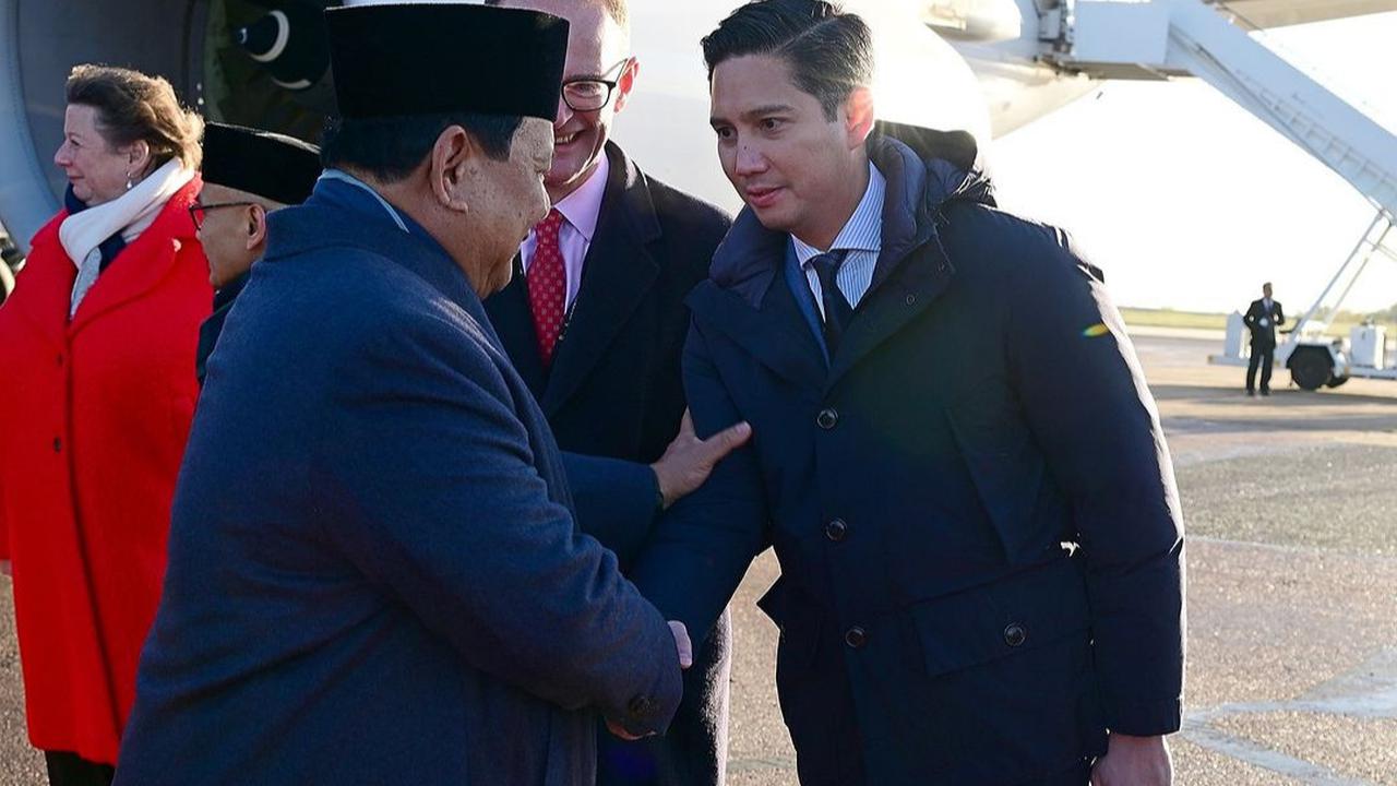 Pesona Budi Djiwandono Sambut Presiden Prabowo di Inggris
