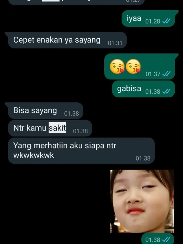 6 Chat Cowok Perhatian Sekaligus Khawatir Saat Pacar Sakit Ini Bikin Baper