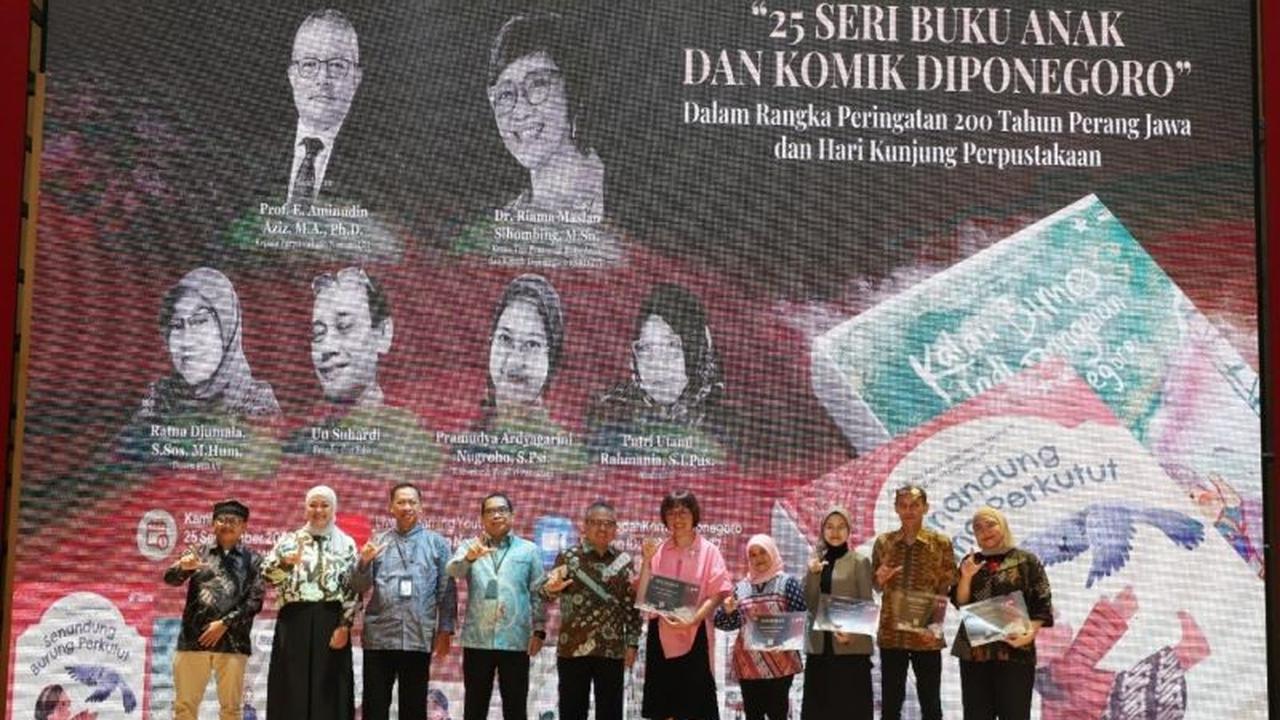Tahukah Anda? 25 Seri Komik Diponegoro Perpusnas Tingkatkan Literasi Sejarah Anak