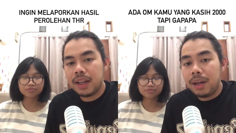 Viral Seorang Ayah Melaporkan Jumlah THR Lebaran Idul Fitri Milik Sang Anak