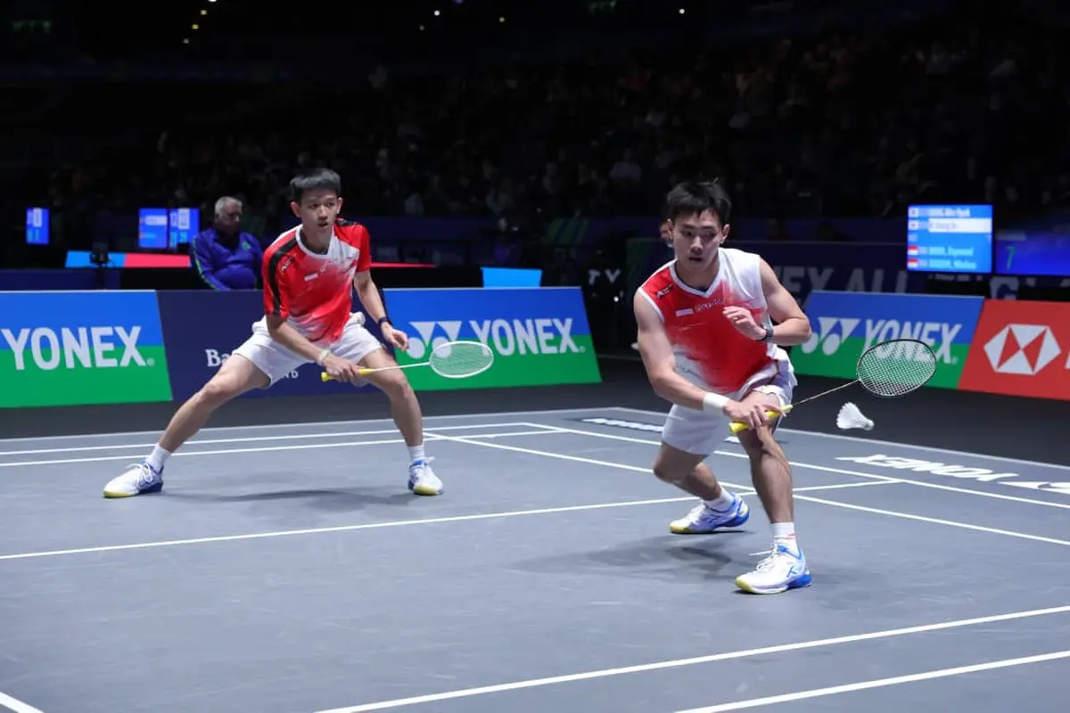 Raymond Indra/Nikolaus Joaquin - All England 2026 - Bulu Tangkis