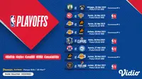 Live Streaming NBA Playoffs Pekan Ini di Vidio. (Sumber : dok. vidio.com)
