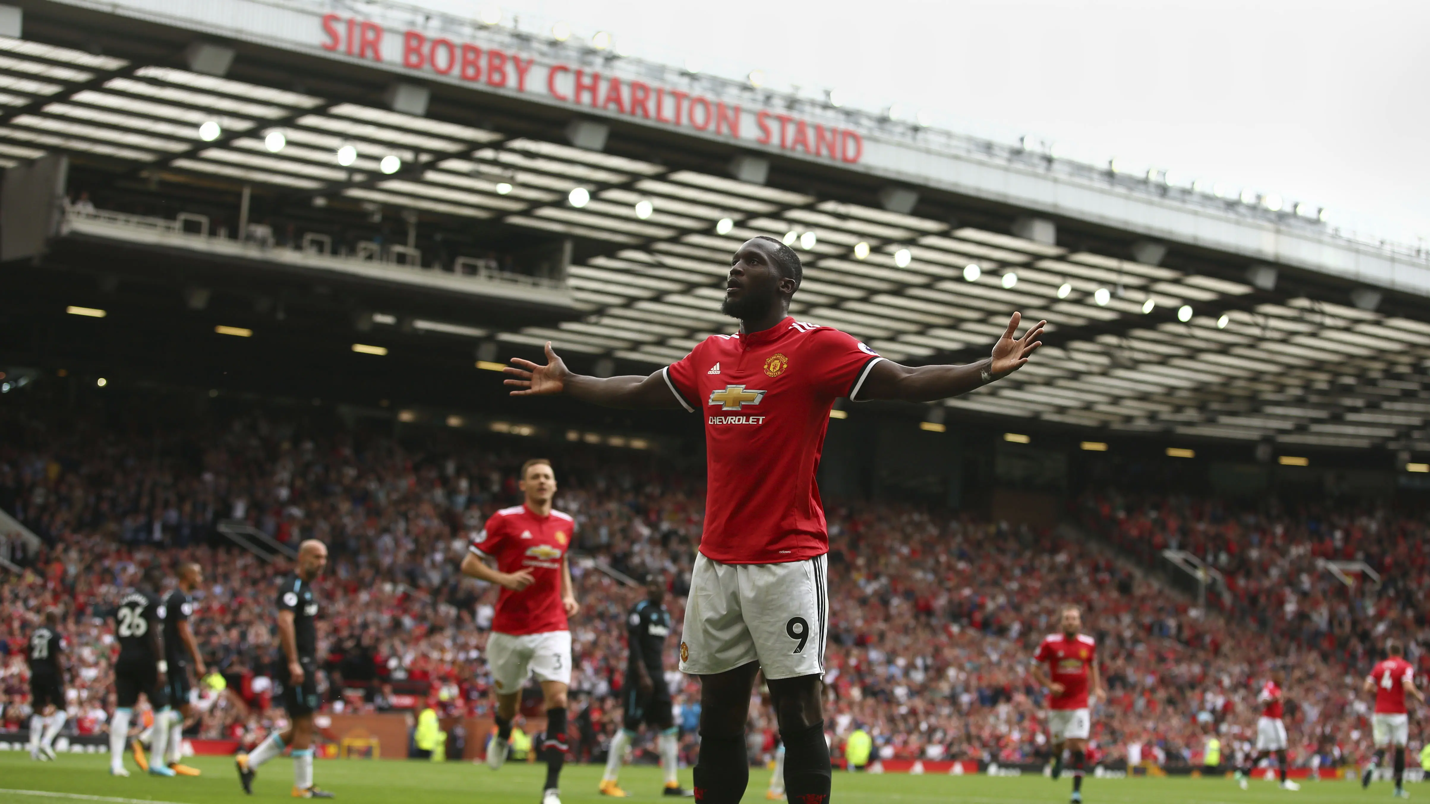 Penyerang MU, Romelu Lukaku. (AP/Dave Thompson)