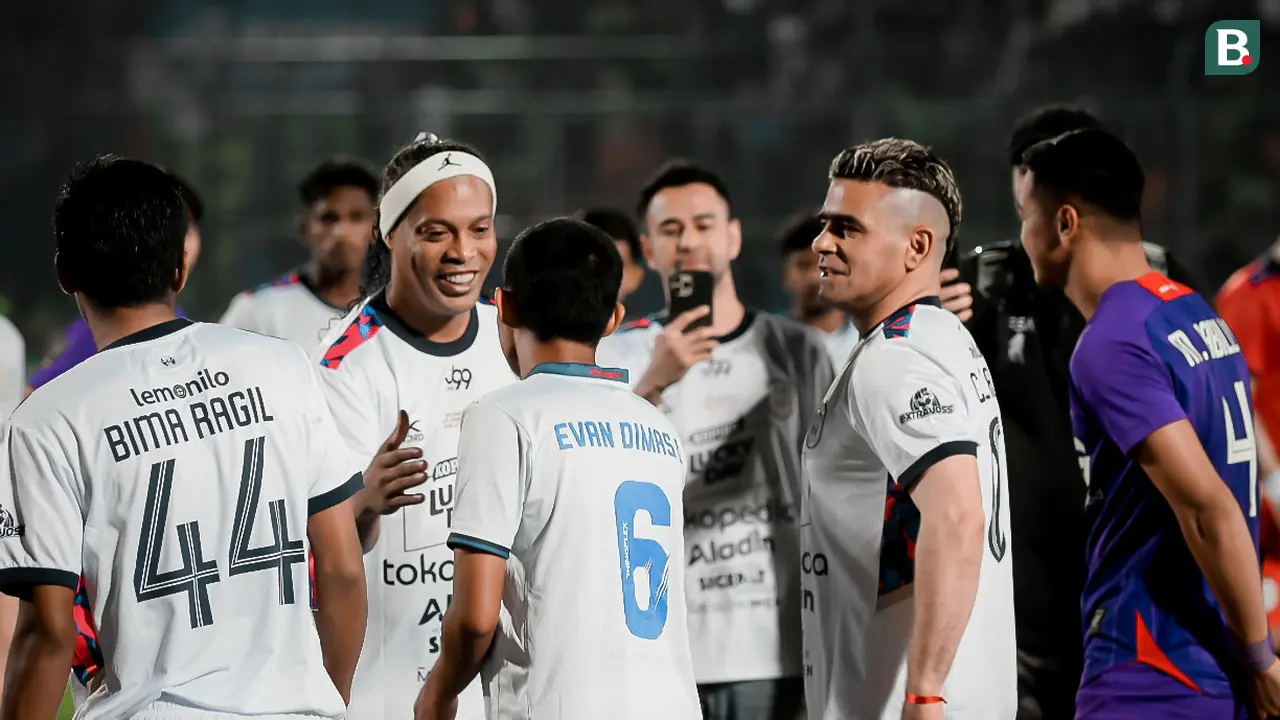 Ronaldinho di Trofeo Meet the Star.