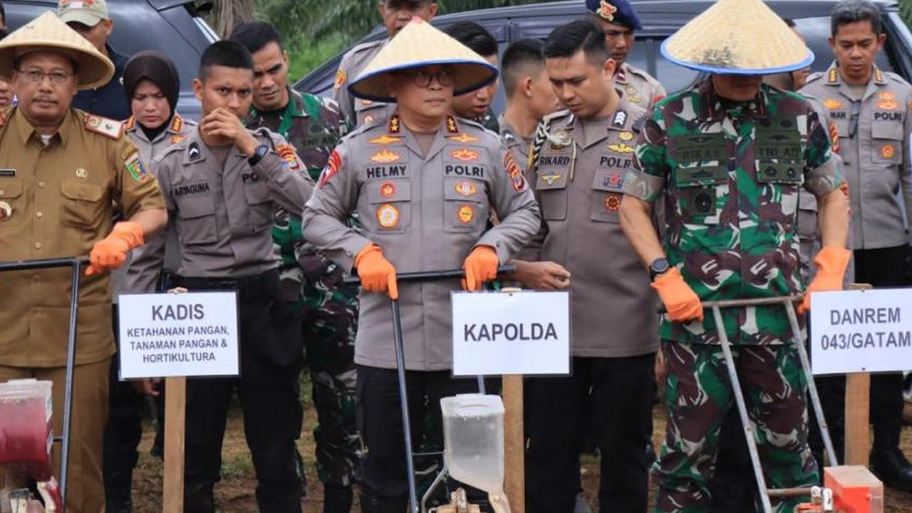 Polda Lampung Siapkan Ribuan Hektar Lahan Jagung