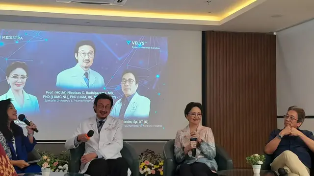 Talk show tentang Lutut Sehat Tanpa Batas Usia bersama RS Medistra Jakarta.