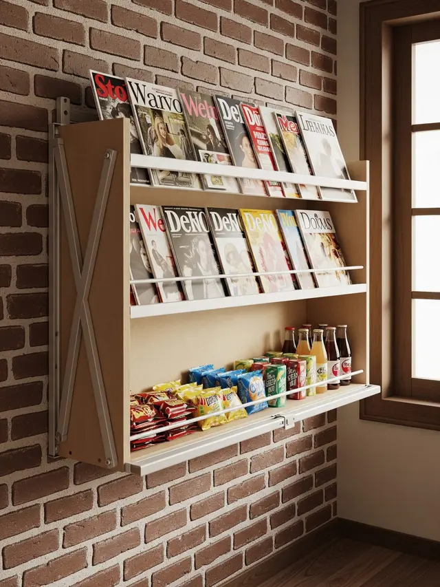 Model Etalase Warung yang Hemat Tempat