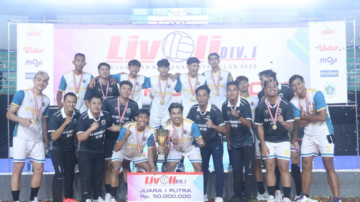 Rivan Nurmulki MVP, Eka Mandiri Juara Livoli Divisi I 2025