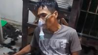 Viral tukang cukur kelelahan sampai sesak napas jelang Lebaran. (dok. TikTok @ariezta_bajank/https://www.tiktok.com/@ariezta_bajank/video/7487613065110818066)