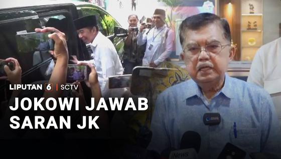 Jokowi Jawab Saran JK