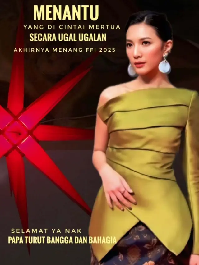 Potret Dukungan Ayah Vidi Aldiano untuk Sheila Dara saat Raih Piala Citra FFI 2025