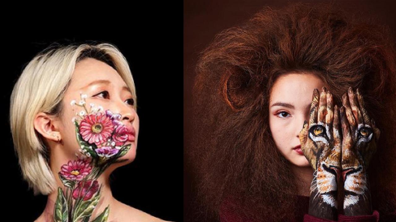 Jadikan Wajah dan Tubuh Sebagai Kanvas, 7 Karya Seniman Ini Bak Sungguhan