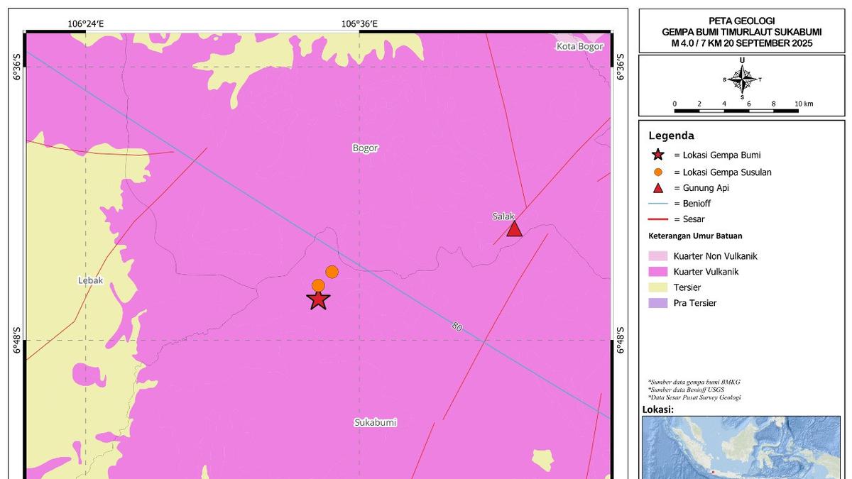 Seluk Beluk Sesar Bayar-Salak, Sumber Gempa Merusak di Sukabumi