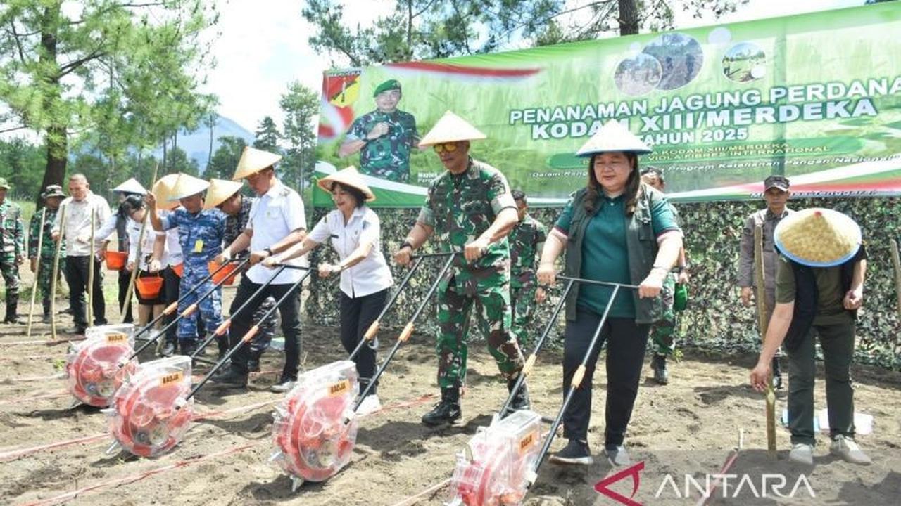 Kodam XIII/Merdeka Gandeng PT VFI Perkuat Swasembada Pangan Berkelanjutan di Sulawesi Utara