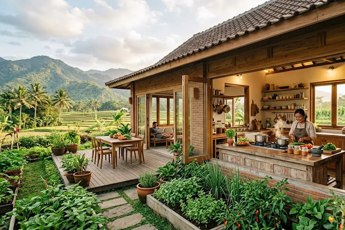 Rumah yang Ramah untuk Orang yang Hobi Memasak (AI Generated)