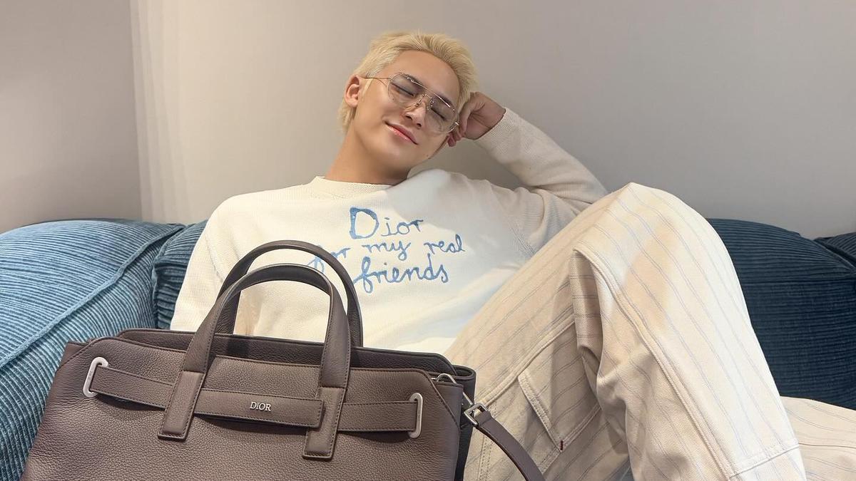 6 Potret Adu Gaya Selebritis Korea Selatan dan Thailand Menggunakan Tas Dior Rp120 jutaan, Mingyu Seventeen-James Jirayu