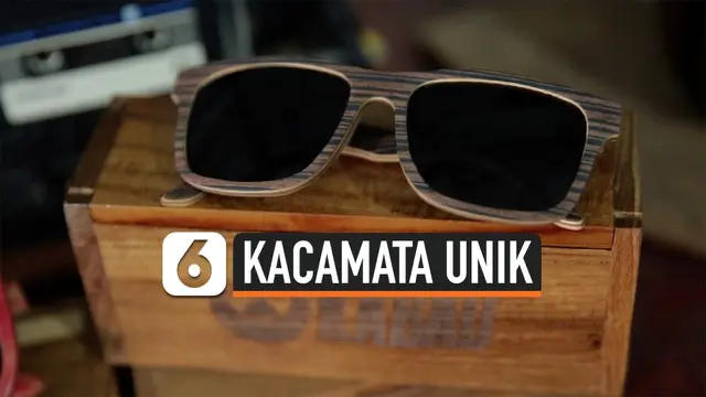 VIDEO: Kreasi Kacamata Unik dari Limbah Papan Skateboard