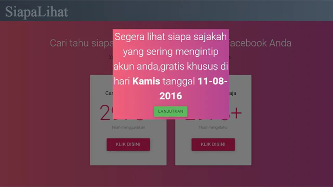 Spambot Siapalihat