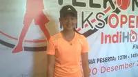 Petenis Bandung, Samantha Edison, mendulang dua gelar di Kejurnas Junior Tenis-TelkomFiks Open 2015 di Lapangan Tenis Siliwangi, Bandung. 