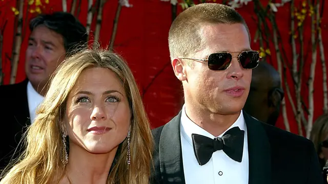 Aktor Brad Pitt dan Jennifer Aniston